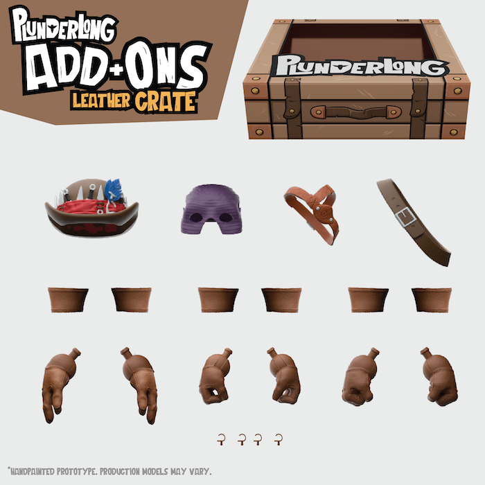 Accessory Leather Crate