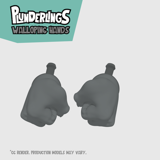 Accessory Walloping Hands
